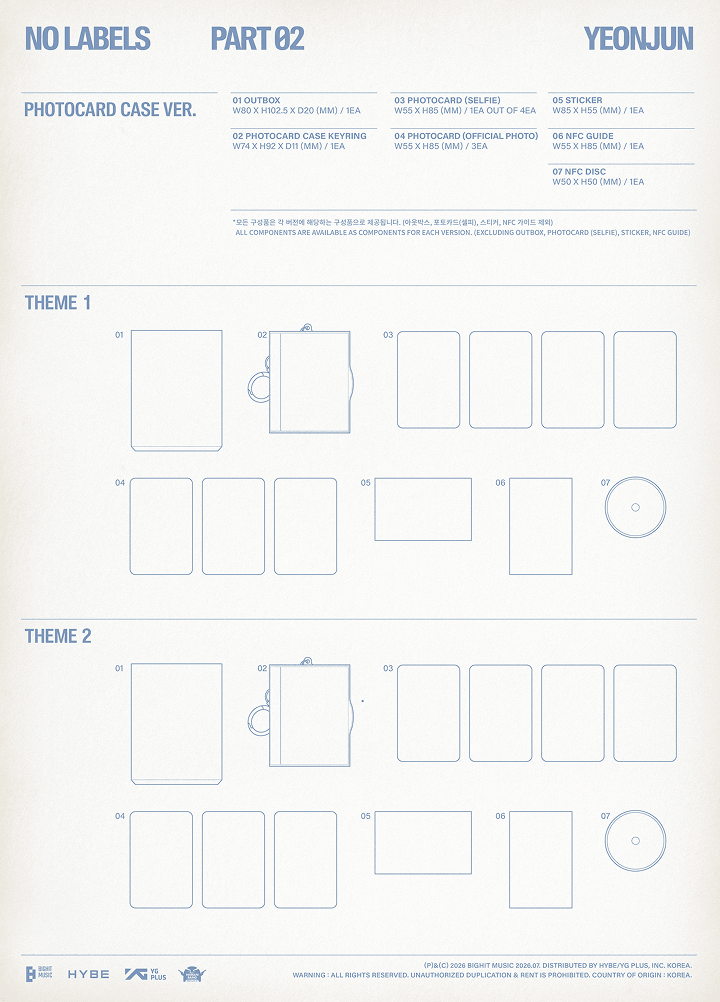 'NO LABELS: PART 02 (Photocard Case Ver.)' (Set) 0 detail