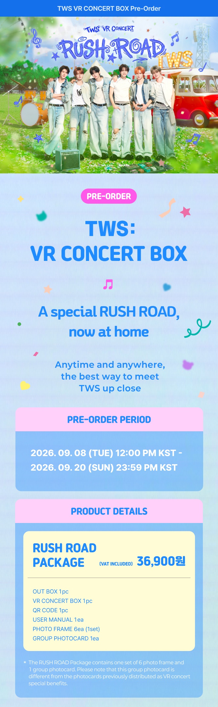 TWS : VR CONCERT BOX 0 detail
