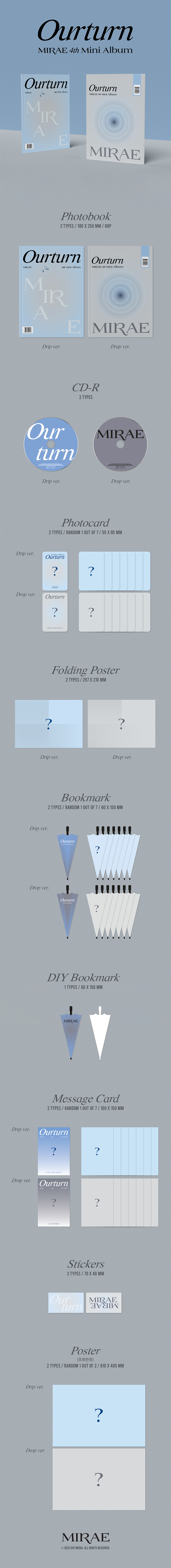 Ourturn - MIRAE 4th Mini Album (Set) 0 detail