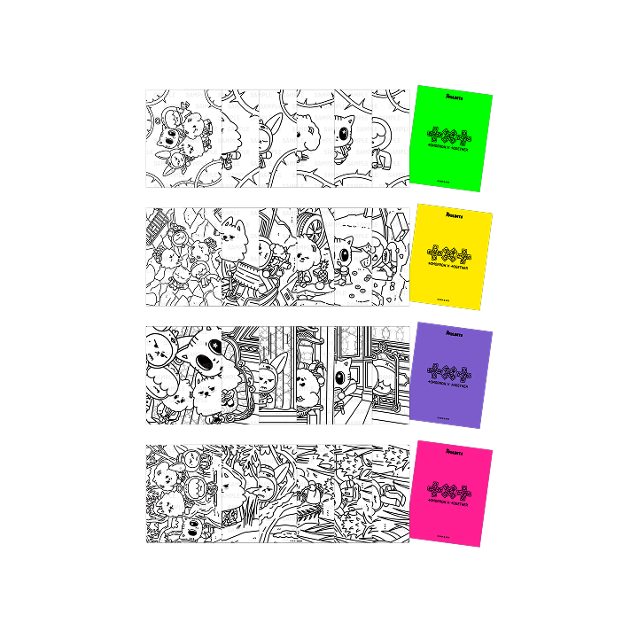 [7TH YEAR: A Moment of Stillness in the Thorns]PPULBATU COLORING POSTCARD SET