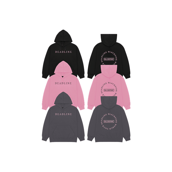 [DEADLINETOUR] BLACKPINK ROUND LOGO HOODIE