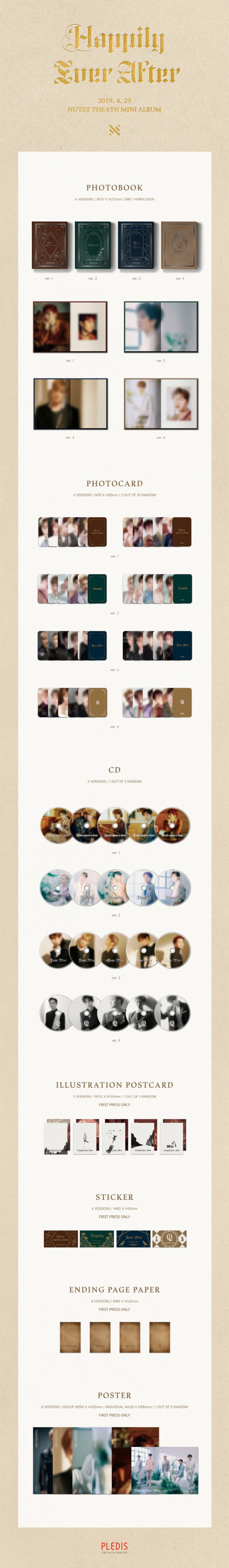 The 6th Mini Album Happily Ever After Ver. 4 0 detail