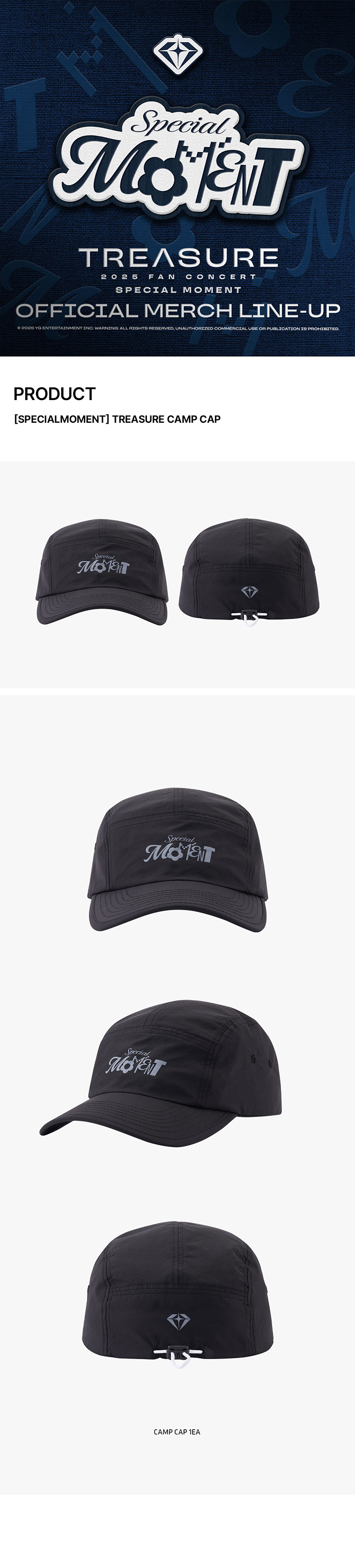 [SPECIALMOMENT] TREASURE CAMP CAP 0 detail