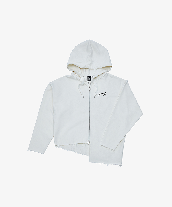 BTS | Jung Kook] ARMYST Zip-Up Hoody [White]