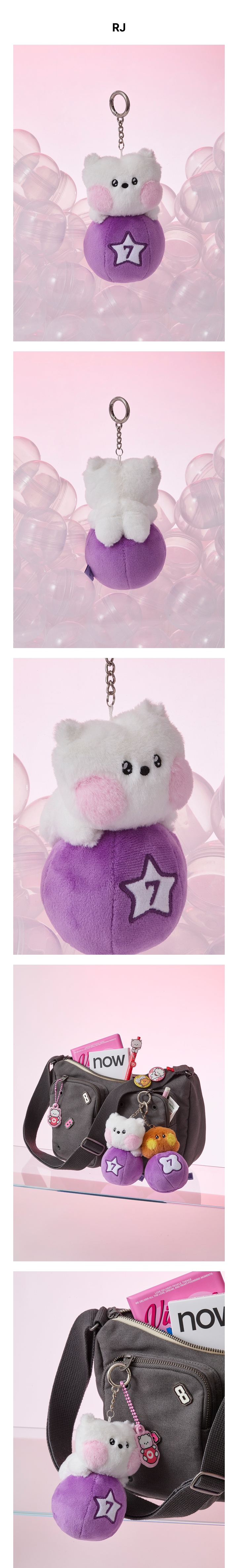 minini PLUSH KEYRING LUCKY GATCHA 4 detail