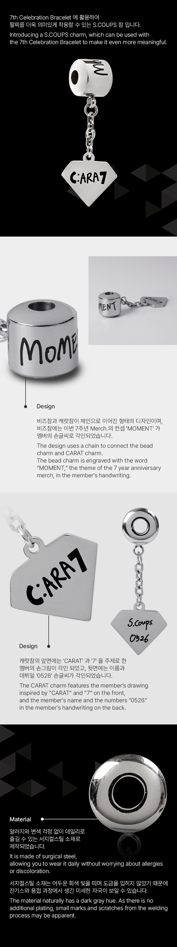 7th Celebration Charm_S.COUPS 1 detail