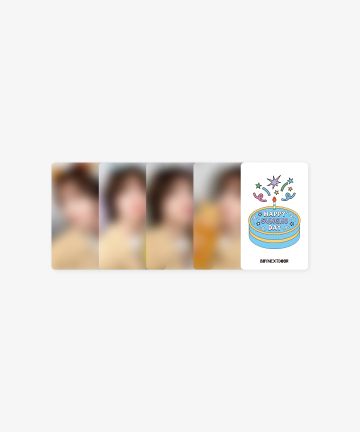 BOYNEXTDOOR | [HAPPY SUNGHO DAY] PHOTO CARD SET