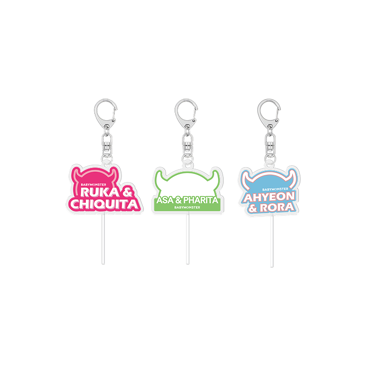 [BMHOUSE] BABYMONSTER ACRYLIC KEYRING SET