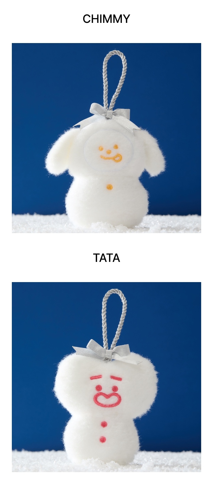 Snowman Ornament Set (7pcs) 2 detail