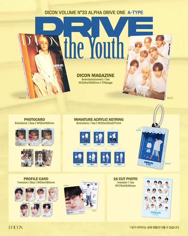 DICON VOLUME N°33 ALPHA DRIVE ONE DRIVE THE YOUTH (SET) 1 detail