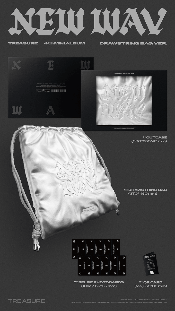 4th MINI ALBUM [NEW WAV] DRAWSTRING BAG VER. (Limited Edition) 0 detail