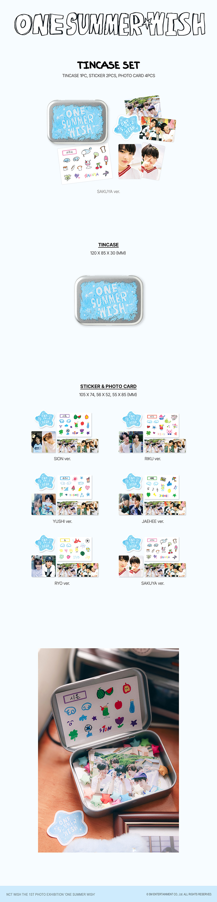 PRE-ORDER] NCT WISH - 1ST PHOTO EXHIBITION 'ONE SUMMER WISH