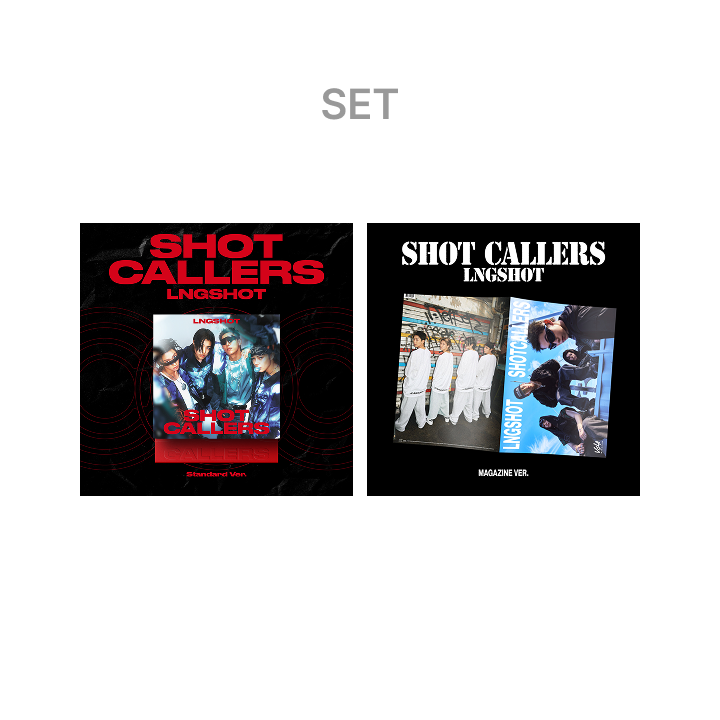 LNGSHOT | DEBUT EP [SHOT CALLERS] Standard Ver. + Magazine Ver. (Set)