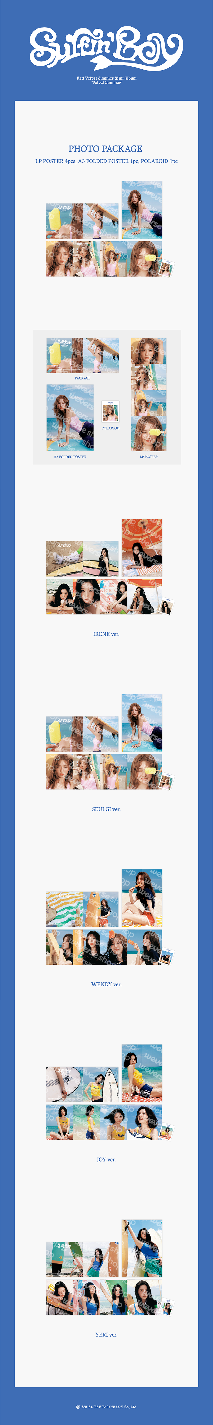 Red Velvet Velvet Summer Photo Package