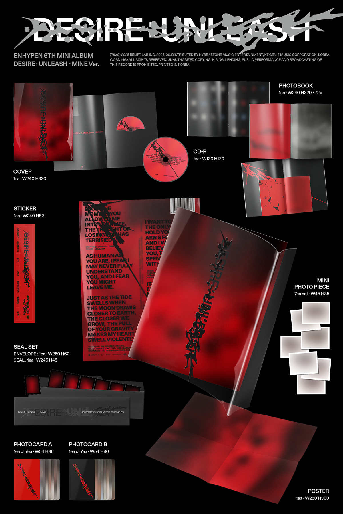 ENHYPEN | DESIRE : UNLEASH (MINE Ver.)