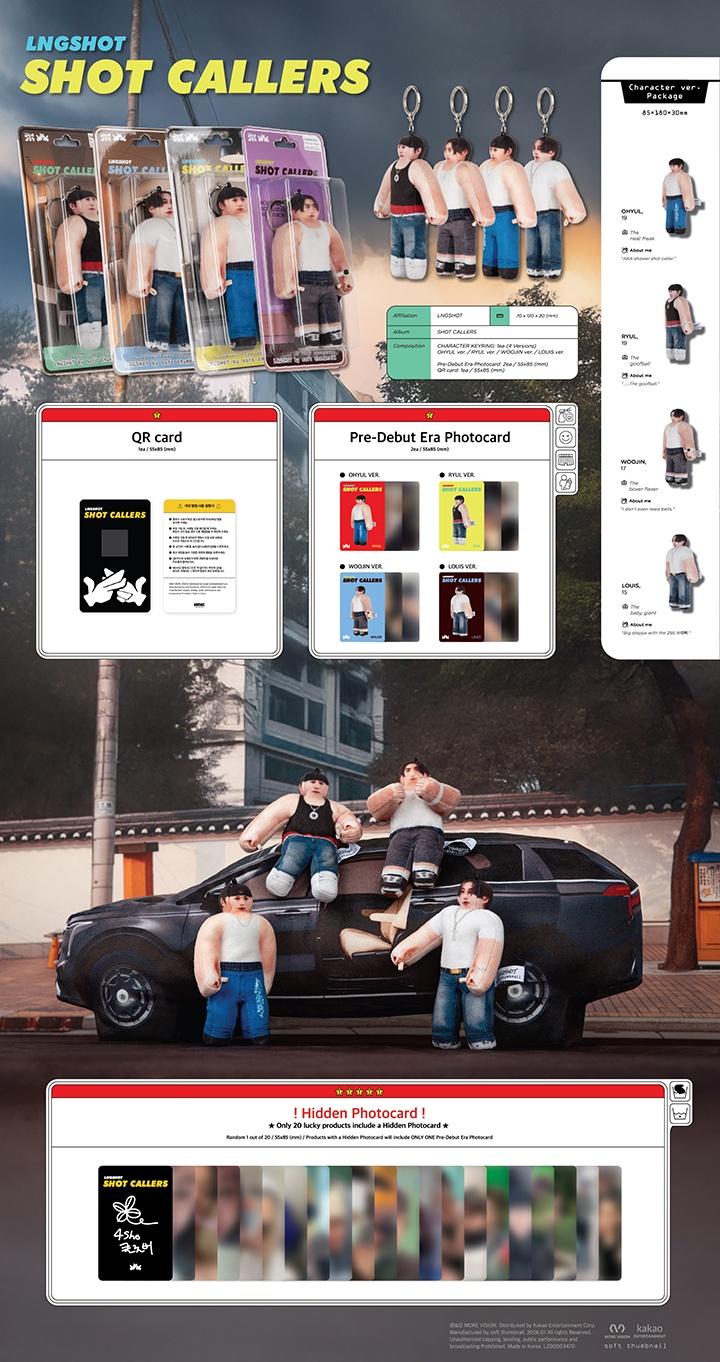 DEBUT EP [SHOT CALLERS] Character Ver. (Set) 1 detail