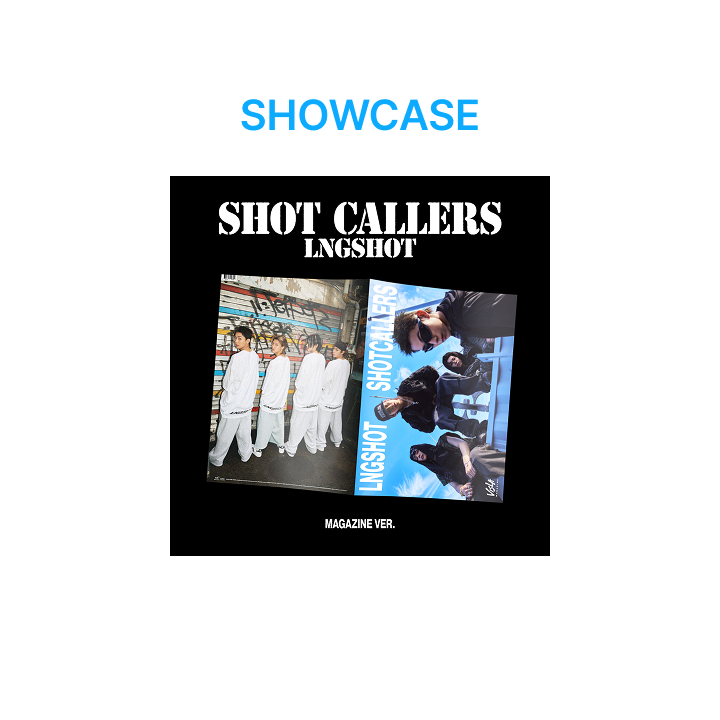 LNGSHOT SHOT CALLERS Magazine ver. 新品未開封 LNGSHOT | [SHOWCASE] DEBUT EP [SHOT CALLERS] Magazine Ver.
