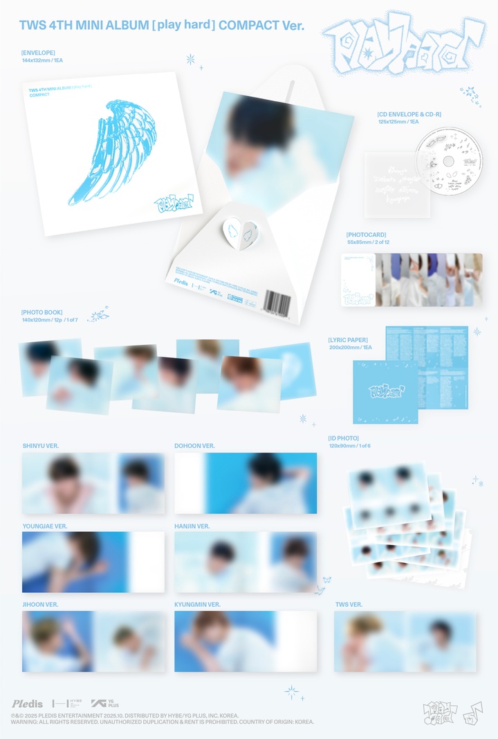 TWS 4th Mini Album ‘play hard’ (COMPACT Ver.) 0 detail