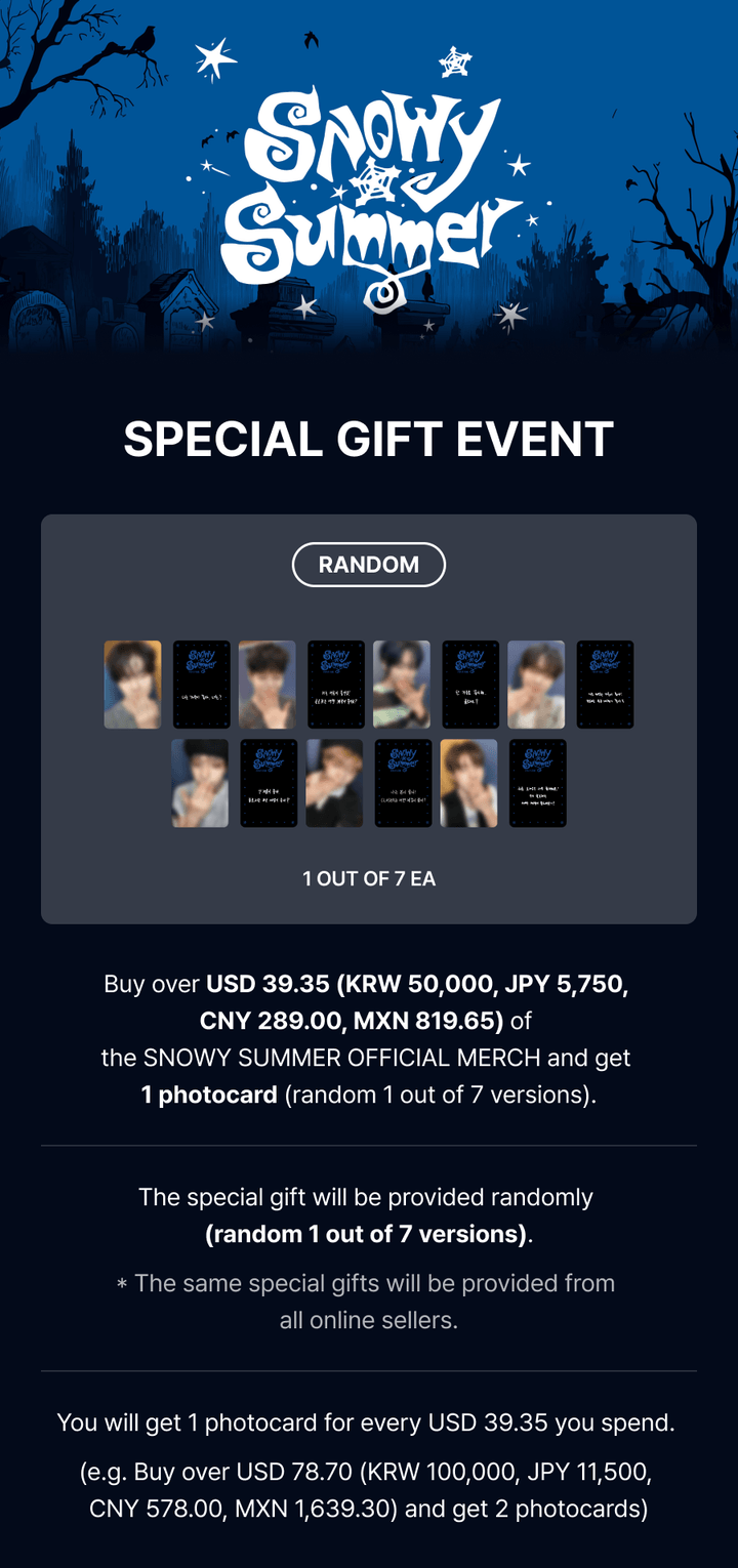 [SNOWY SUMMER] PVC ID PHOTOCARD HOLDER 0 detail