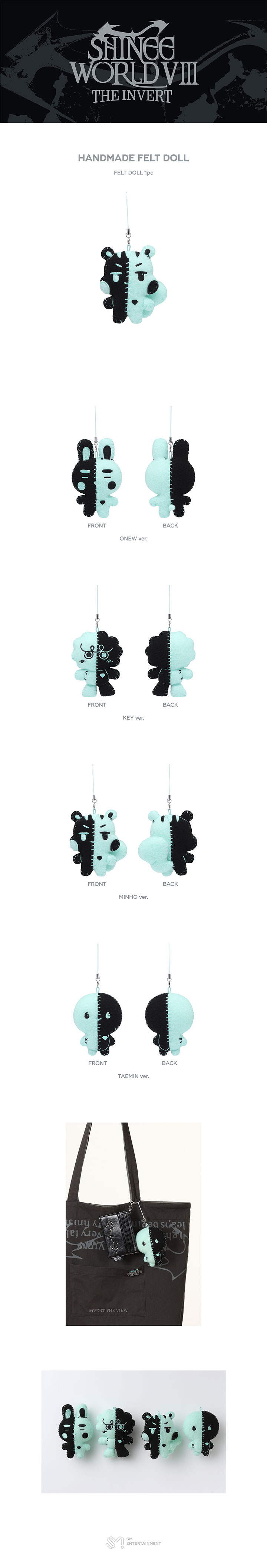 SHINee HANDMADE FELT DOLL