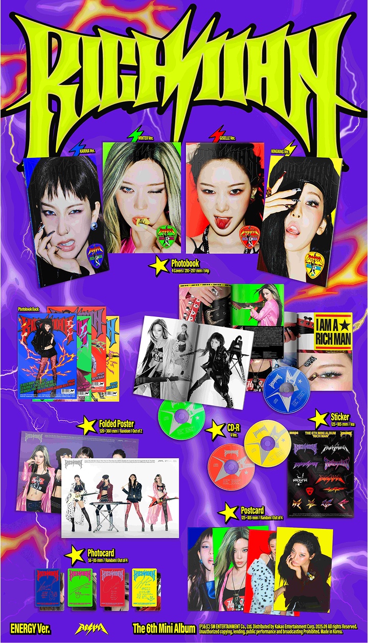 6th Mini Album [Rich Man] (ENERGY Ver.) (Random) 0 detail