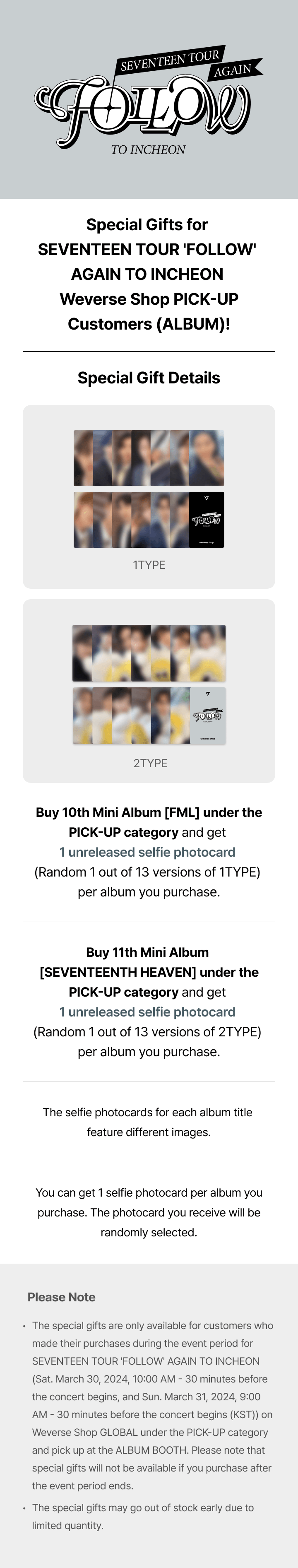 SEVENTEEN | 10th Mini Album 'FML' (Random)