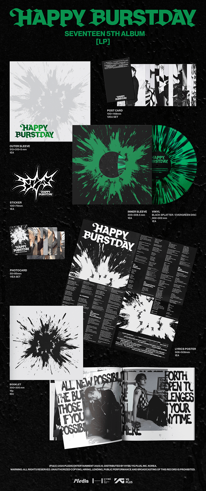 5th Album 'HAPPY BURSTDAY' [LP] 0 detail