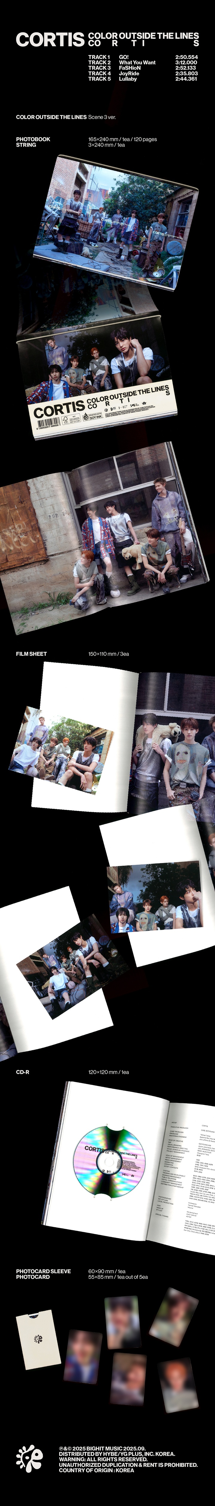 [RELEASE PARTY] The 1st EP [COLOR OUTSIDE THE LINES] (Set) 3 detail