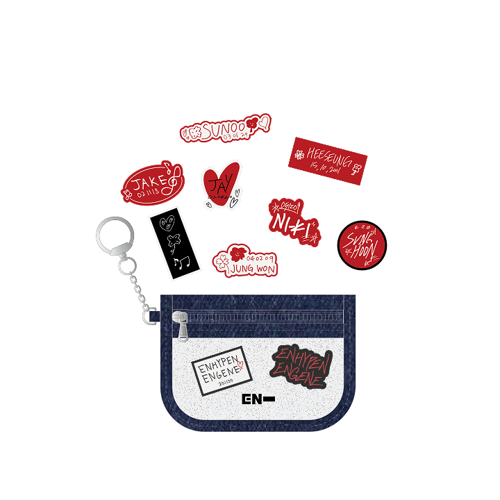 Weverse Con Festival | [ENHYPEN] PVC Pouch & Sticker Set