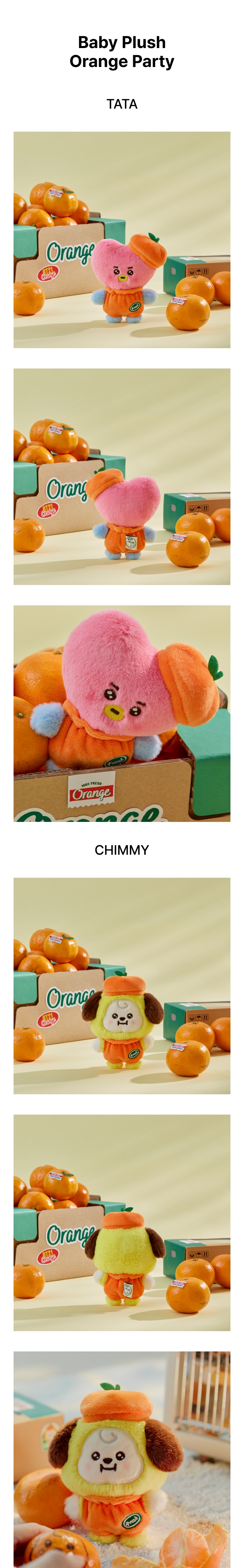 Baby Plush Orange Party 0 detail