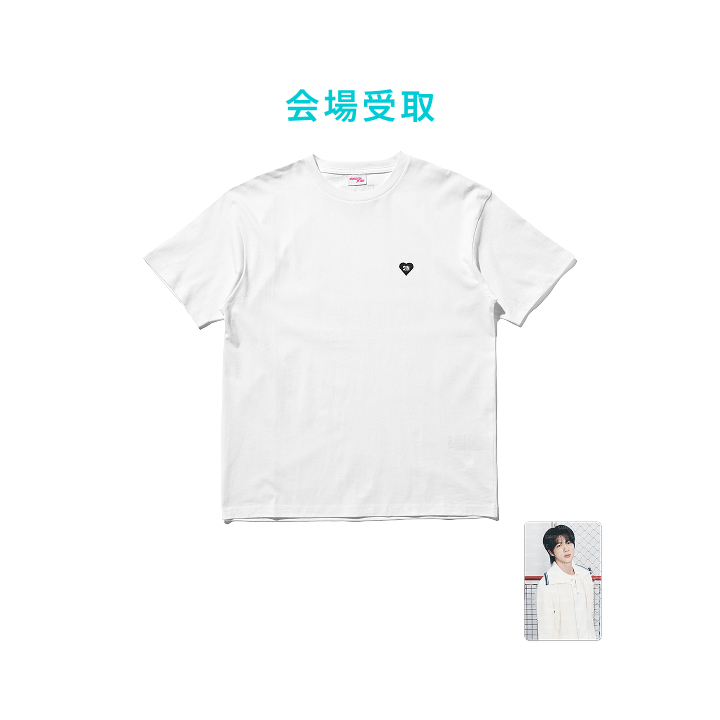 [RUNSEOKJIN] S/S T-Shirt (White) BTS ジン Pre-Order) BTS JIN [RUN SEOKJIN] S/S T-Shirt (White