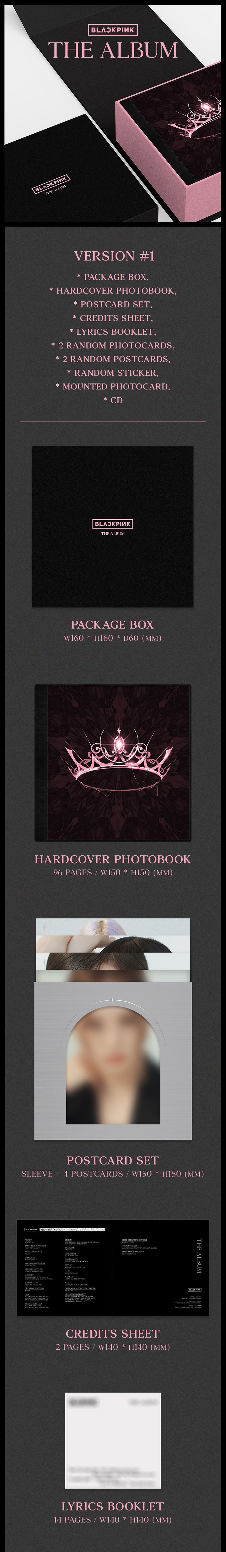 1st FULL ALBUM [THE ALBUM] Set 0 detail