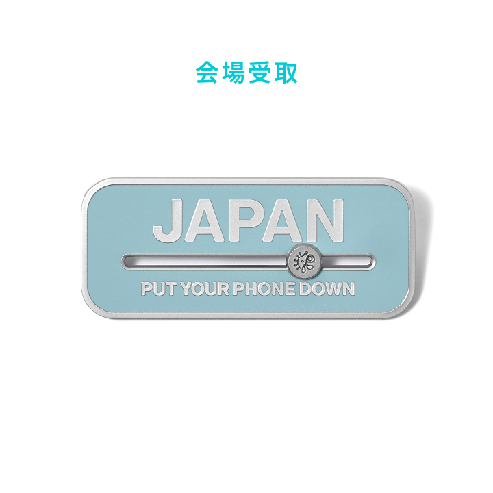 [PUT YOUR PHONE DOWN IN JAPAN]Tour Badge_Japan, listed by the store