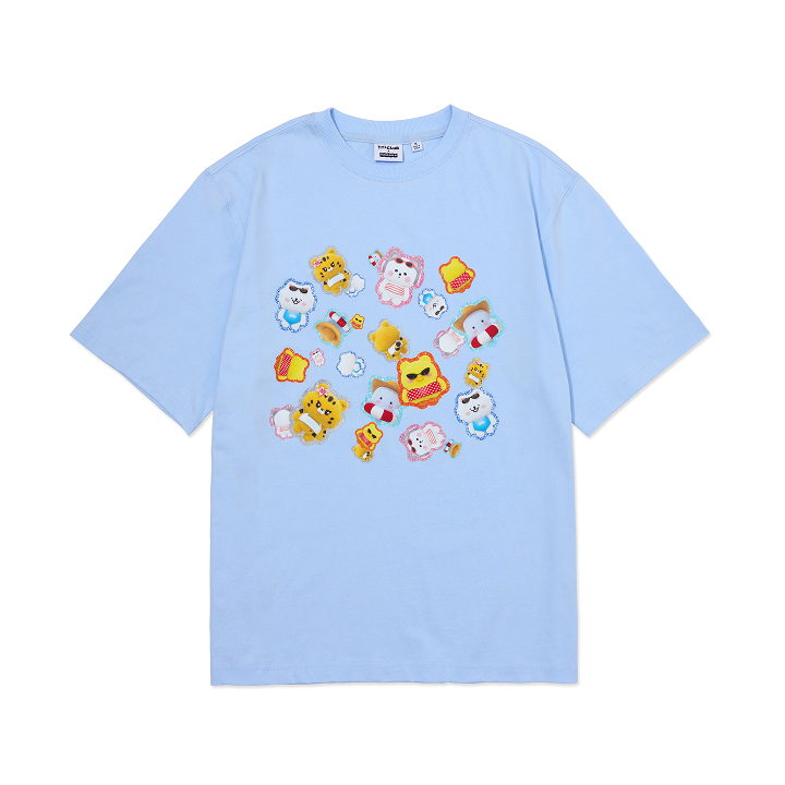 [FIM'S CLUB X EARP EARP] S/S T-SHIRT (sky blue)