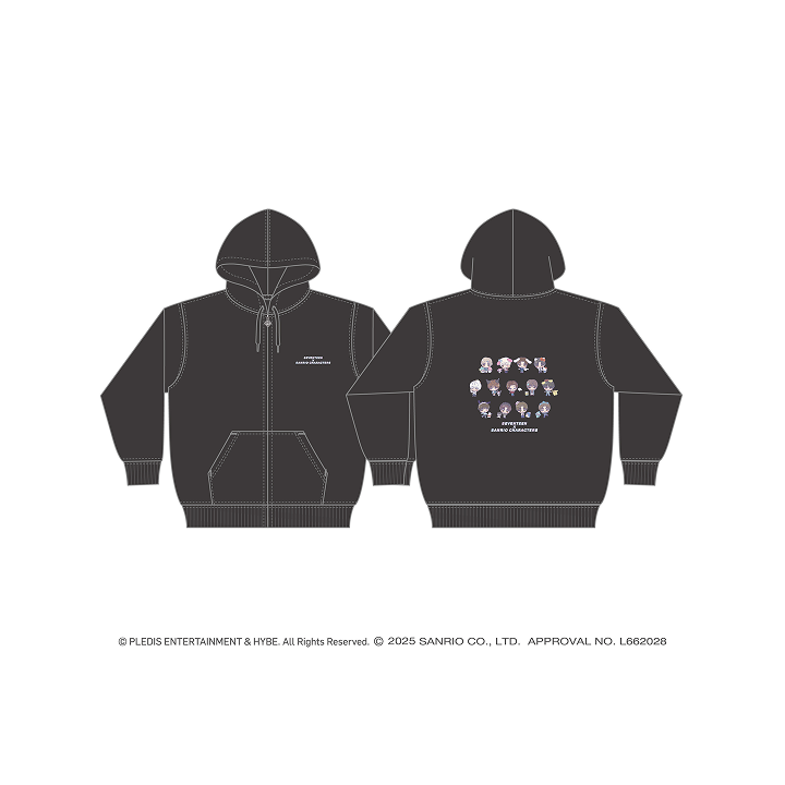 ZIP hoodie, listed by the store