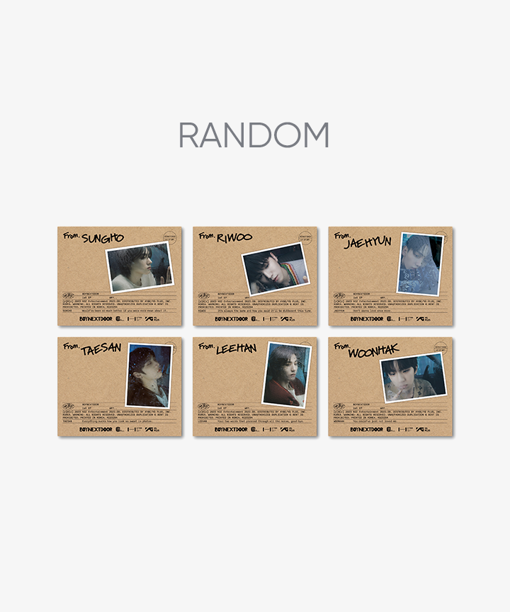 BOYNEXTDOOR WHY Letter ユニバ トレカ 6枚 セット ktown4u.com : [6CD SET] BOYNEXTDOOR - 1st EP [WHY..] (LETTER