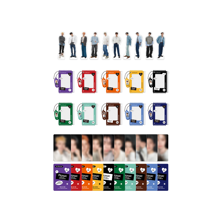 [PLEASURE] TREASURE MINI ACRYLIC STAND + PVC POUCH SET