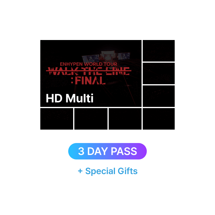 EN- 'WALK THE LINE' : FINAL HD Multi-view 8 + Special Gifts (3 DAY PASS)