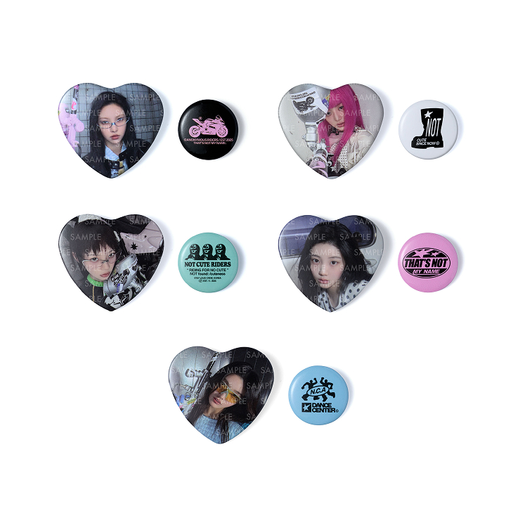 [NOT CUTE ANYMORE]CAN BADGE SET