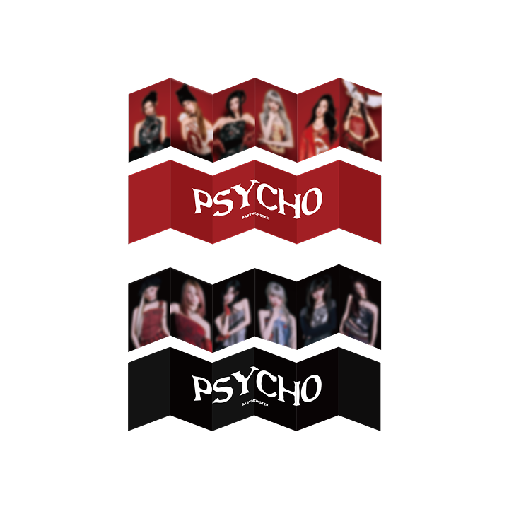 [PSYCHO] BABYMONSTER MINI ACCORDION PHOTO BOOK