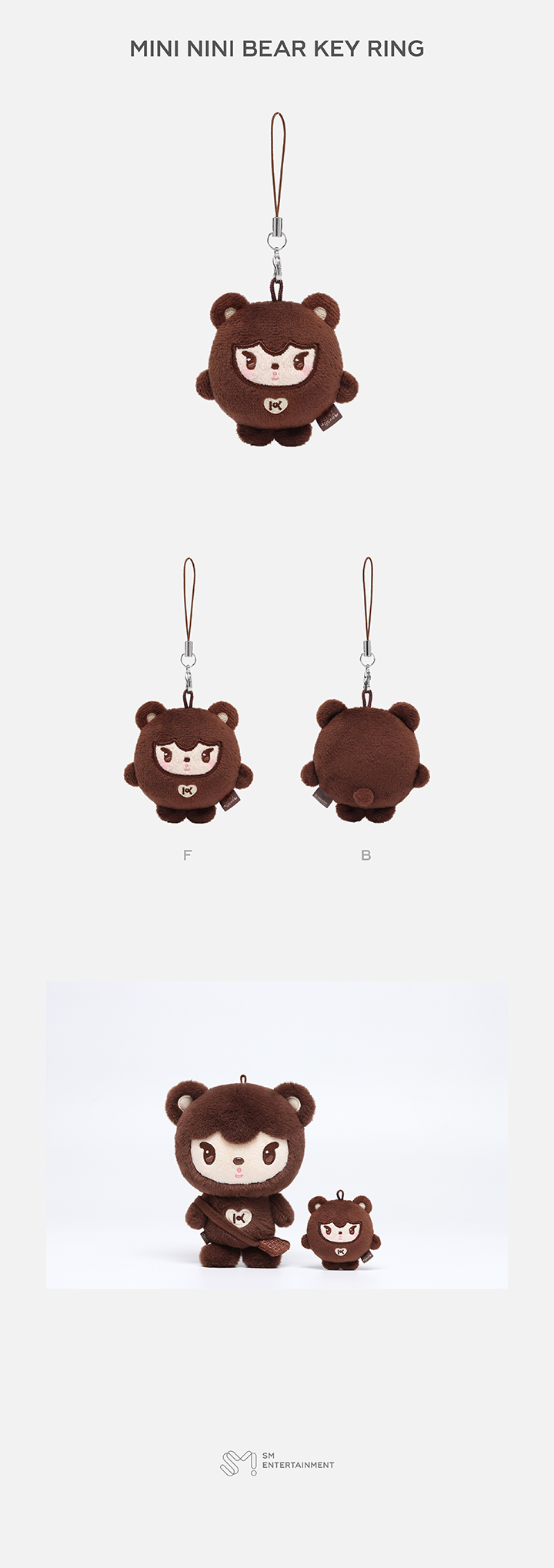 EXO | MINI NINI BEAR KEY RING