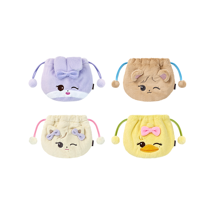 [BPCOLLECTION] BLACKPINK CHARACTER FACE POUCH