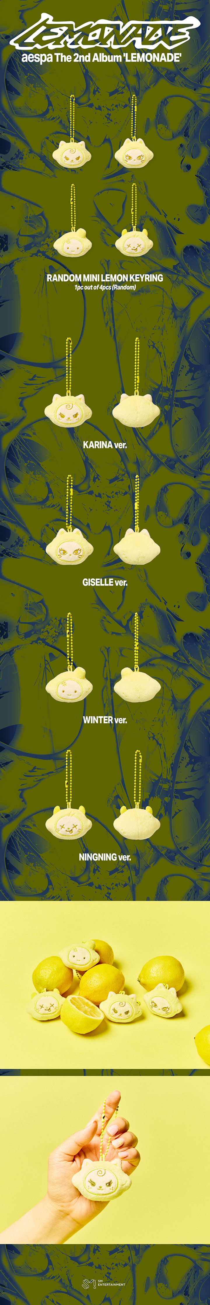 RANDOM MINI LEMON KEYRING 1 detail