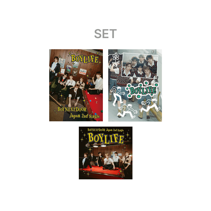 JAPAN 2nd Single 『BOYLIFE』 3 Set_0