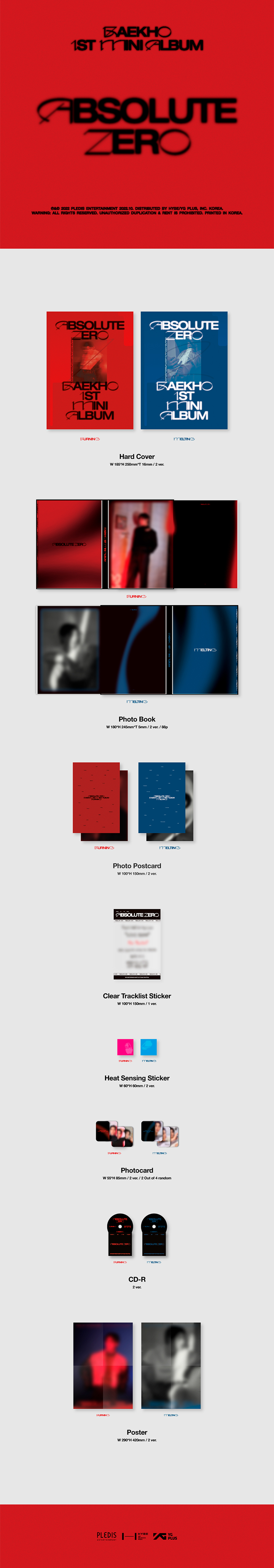 1st Mini Album <Absolute Zero> (Random) 0 detail