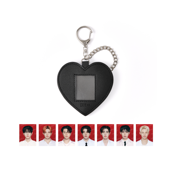 ENHYPEN | Mini Photo Holder Leather Keyring