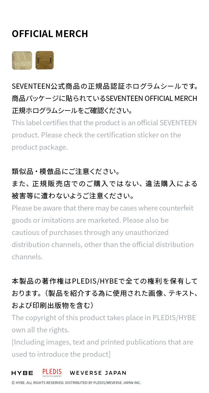 [8/6(水)受け取り]SEVENTEEN OFFICIAL LIGHT STICK VER.3 10th Anniversary 2 detail