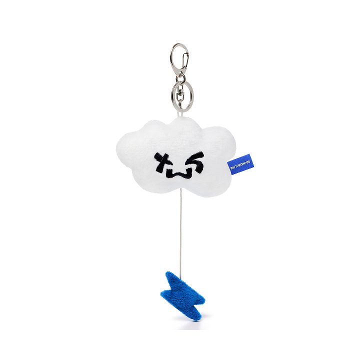 [TRY WITH US] PLUSH KEYRING (CLOUD)