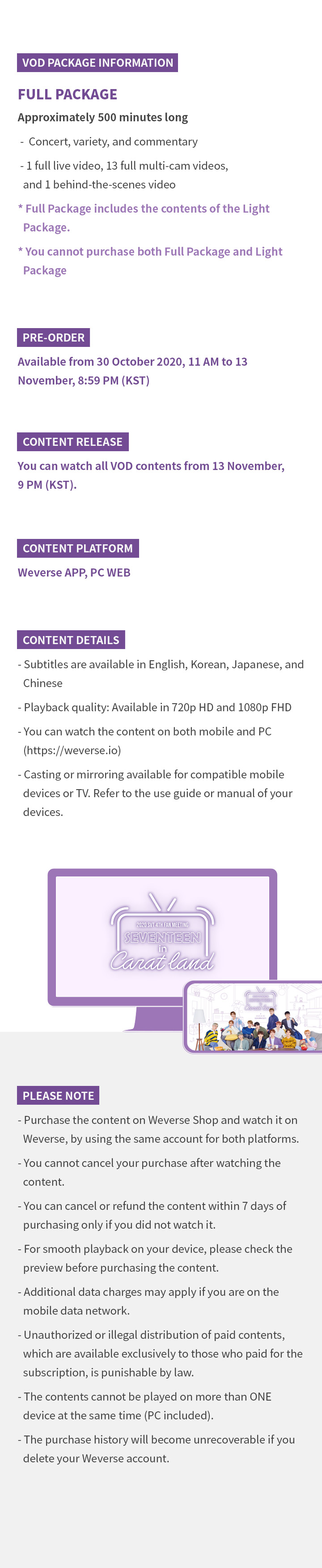 2020 SVT 4th FAN MEETING <SEVENTEEN in CARATLAND> Full Package 2 detail
