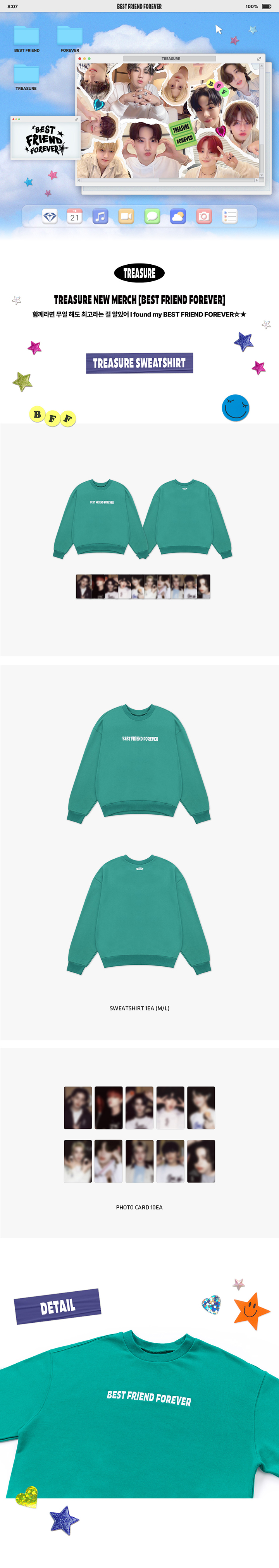 [BFF] TREASURE SWEATSHIRT 0 detail